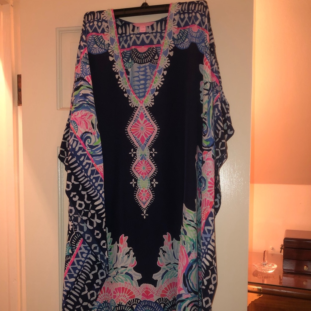 Lily Pulitzer silk caftan